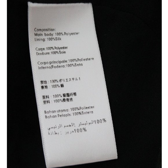 3.1 Phillip Lim Snowbird Printed Silk Dress with High-Low Hem / Size 2 / Black - Picture 11 of 11